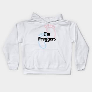 I'm Preggers - Pregnancy Announcement Kids Hoodie